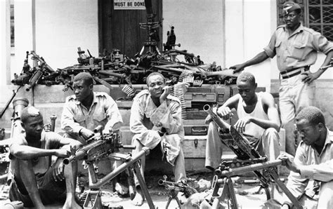  1967年のBiafra戦争: イボ族の独立運動とナイジェリア内戦の激化