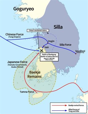 645年の白村江の戦い: 三国間外交と Silla 王朝の興隆