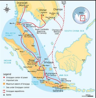 Srivijaya Empires Expansion into the Malay Peninsula; Maritime Trade Domination and Buddhist Influence in Early Southeast Asia